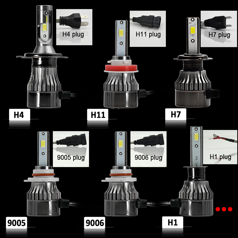 DC12-24V 20W Waterproof LED Car Headlight Bulb